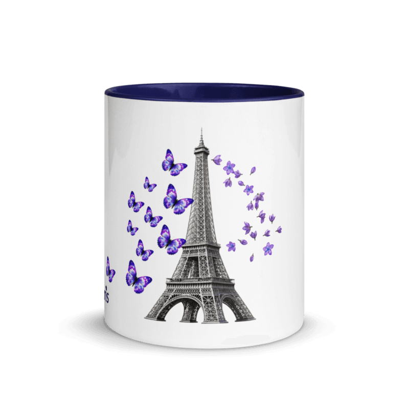 tsgabrielle® • Paris - La Tour Eiffel • Mug With Color Inside • Ceramic • 11 oz - View 2