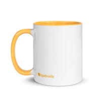 tsgabrielle® • Mug with Color Golden Yellow Inside • Ceramic • 11 oz