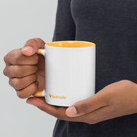 tsgabrielle® • Mug with Color Golden Yellow Inside • Ceramic • 11 oz