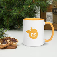 tsgabrielle® • Mug with Color Golden Yellow Inside • Ceramic • 11 oz