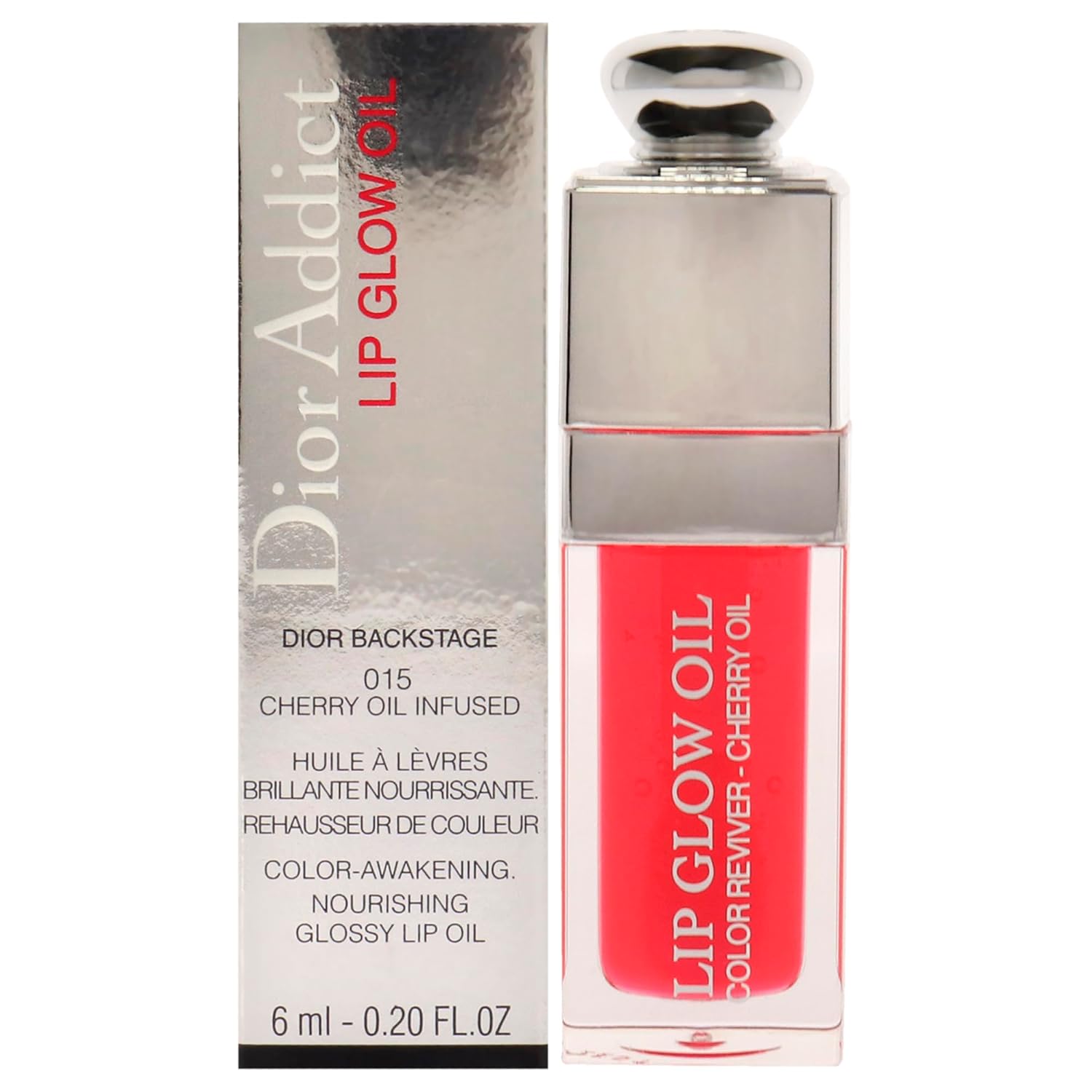 Christian Dior • Dior Addict • Lip Glow Oil • 0.2 fl oz • Glossy Finish • 6 Colors •