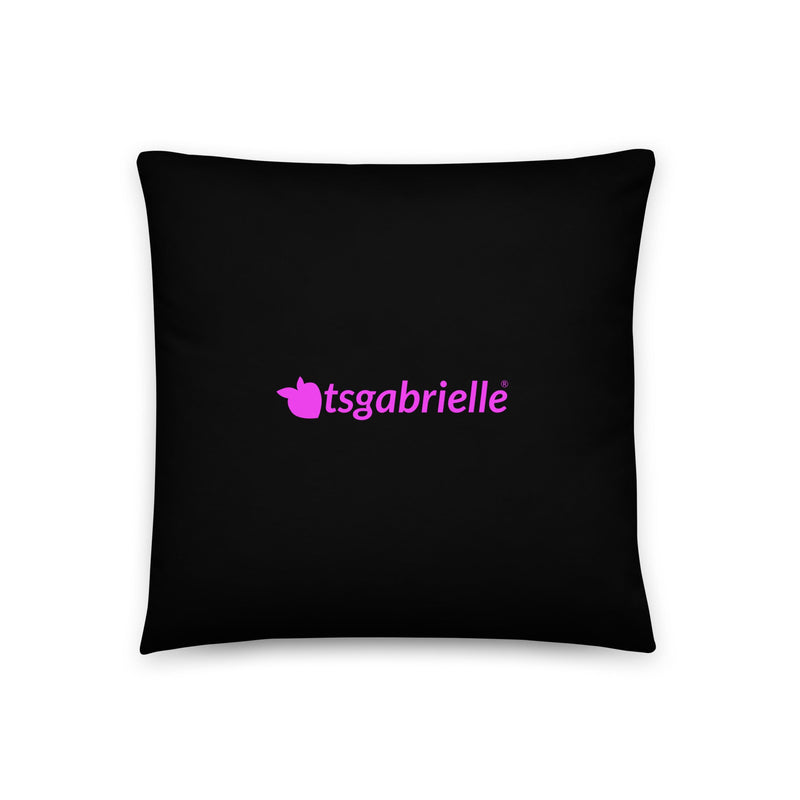 tsgabrielle® • Flamant 🦩 Rose • Pillows • Black • 3 Sizes