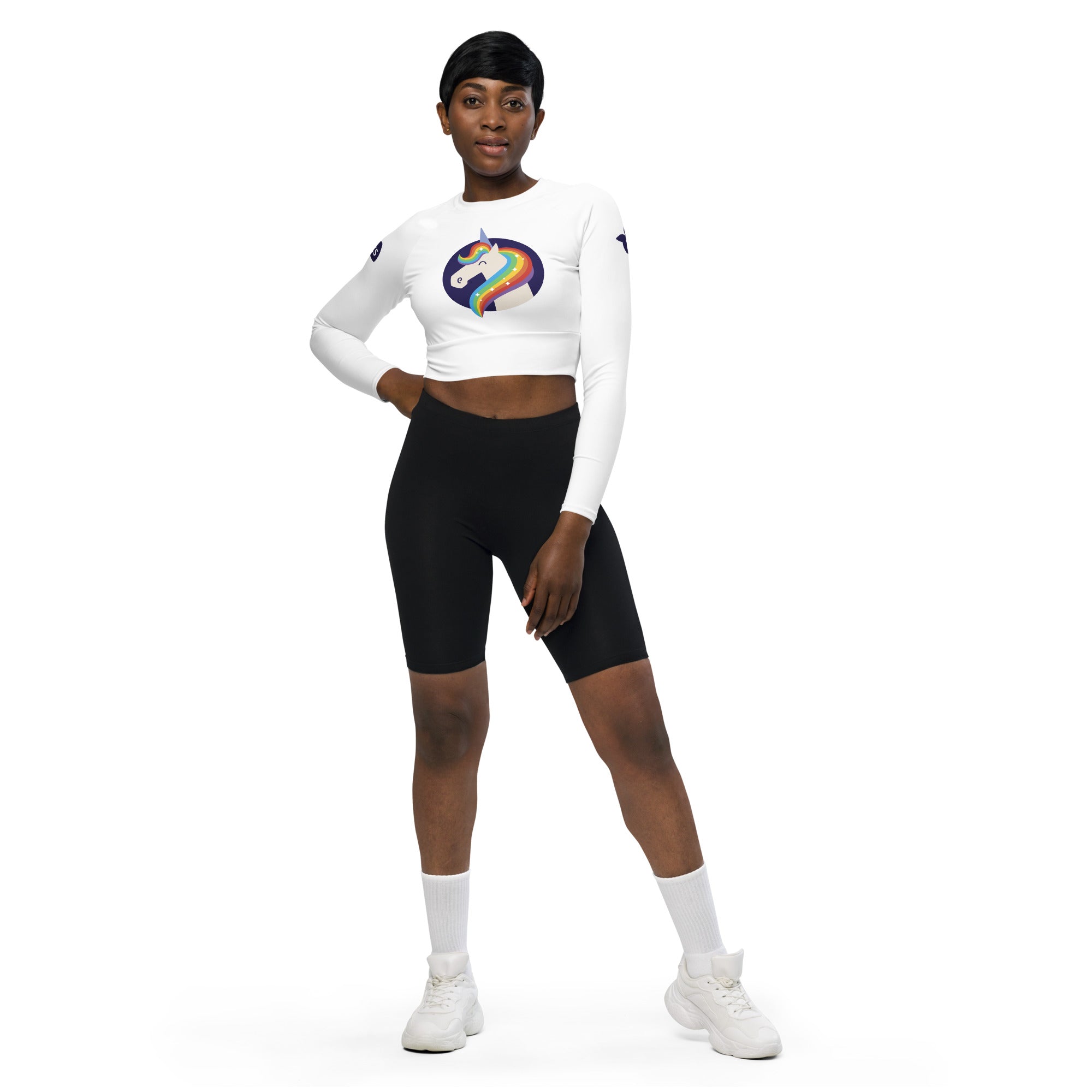 tsgabrielle® • Trans / Damen • Einhorn - Moonwhisper • Langarm-Crop-Top