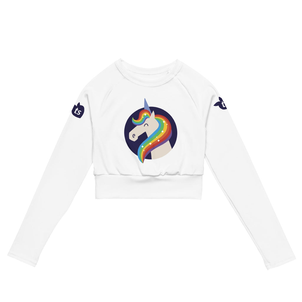 tsgabrielle® • Trans / Damen • Einhorn - Moonwhisper • Langarm-Crop-Top
