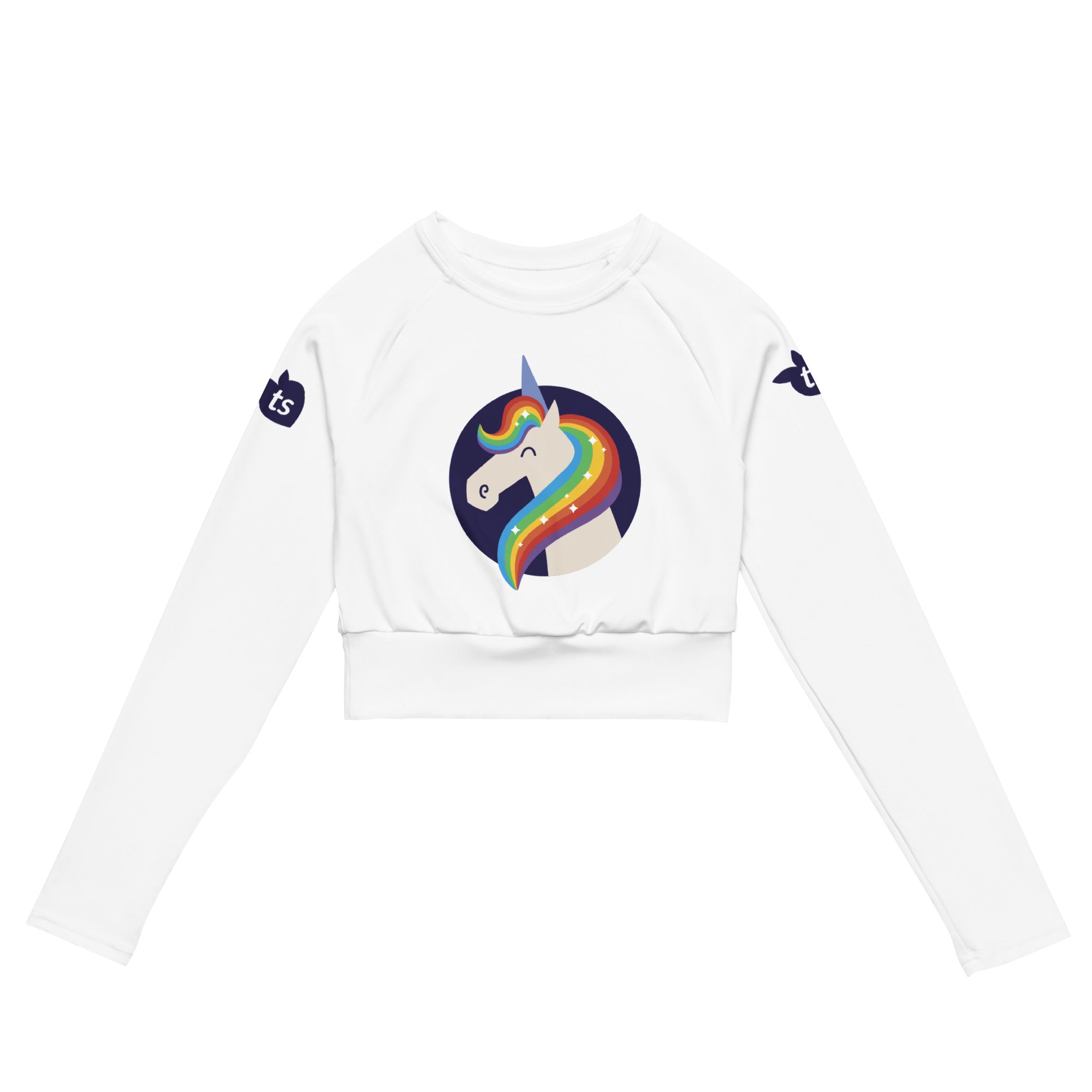 tsgabrielle® • Trans / Damen • Einhorn - Moonwhisper • Langarm-Crop-Top