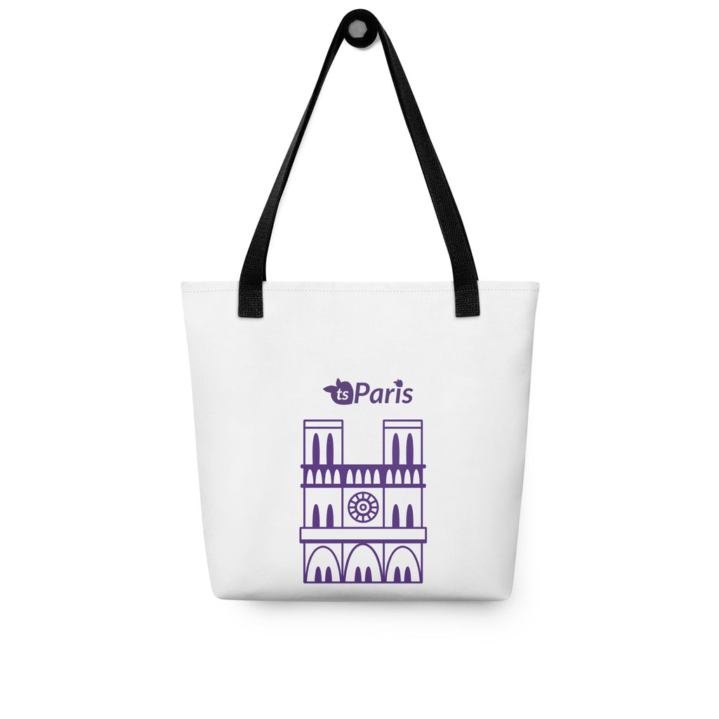 tsgabrielle® • Paris - Kathedrale Notre-Dame • Tragetasche • Weiß • 39 x 39 cm