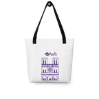 tsgabrielle® • Paris - Kathedrale Notre-Dame • Tragetasche • Weiß • 39 x 39 cm