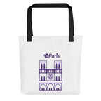 tsgabrielle® • Paris - Kathedrale Notre-Dame • Tragetasche • Weiß • 39 x 39 cm