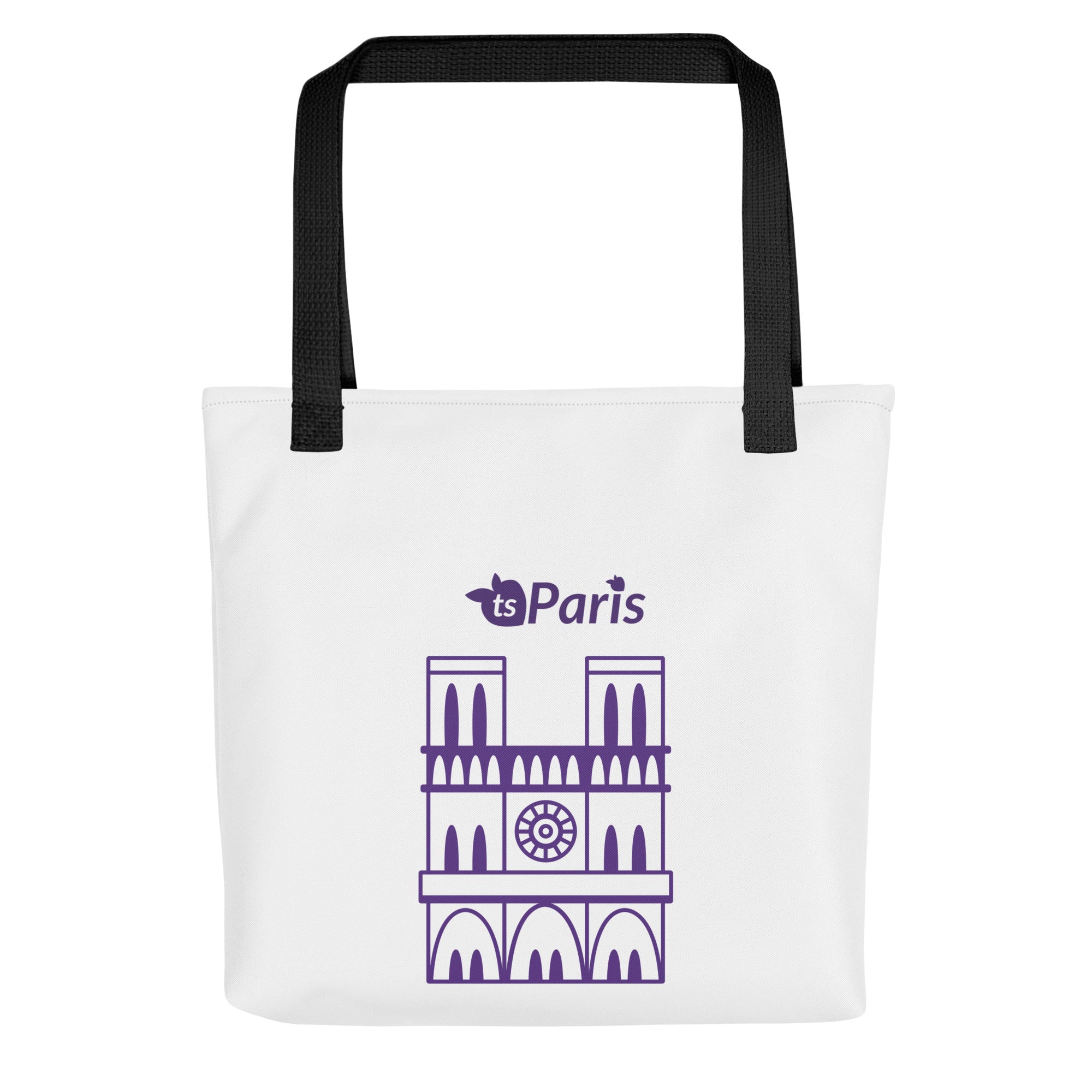 tsgabrielle® • Paris - Kathedrale Notre-Dame • Tragetasche • Weiß • 39 x 39 cm