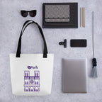 tsgabrielle® • Paris - Kathedrale Notre-Dame • Tragetasche • Weiß • 39 x 39 cm