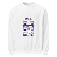 tsgabrielle® • For Him 👔 • Paris - Notre-Dame Cathedral • Crew Neck Sweatshirt • White •