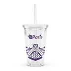 tsgabrielle® • Paris – Die Louvre-Pyramide • Plastikbecher • Transparent • 590 ml
