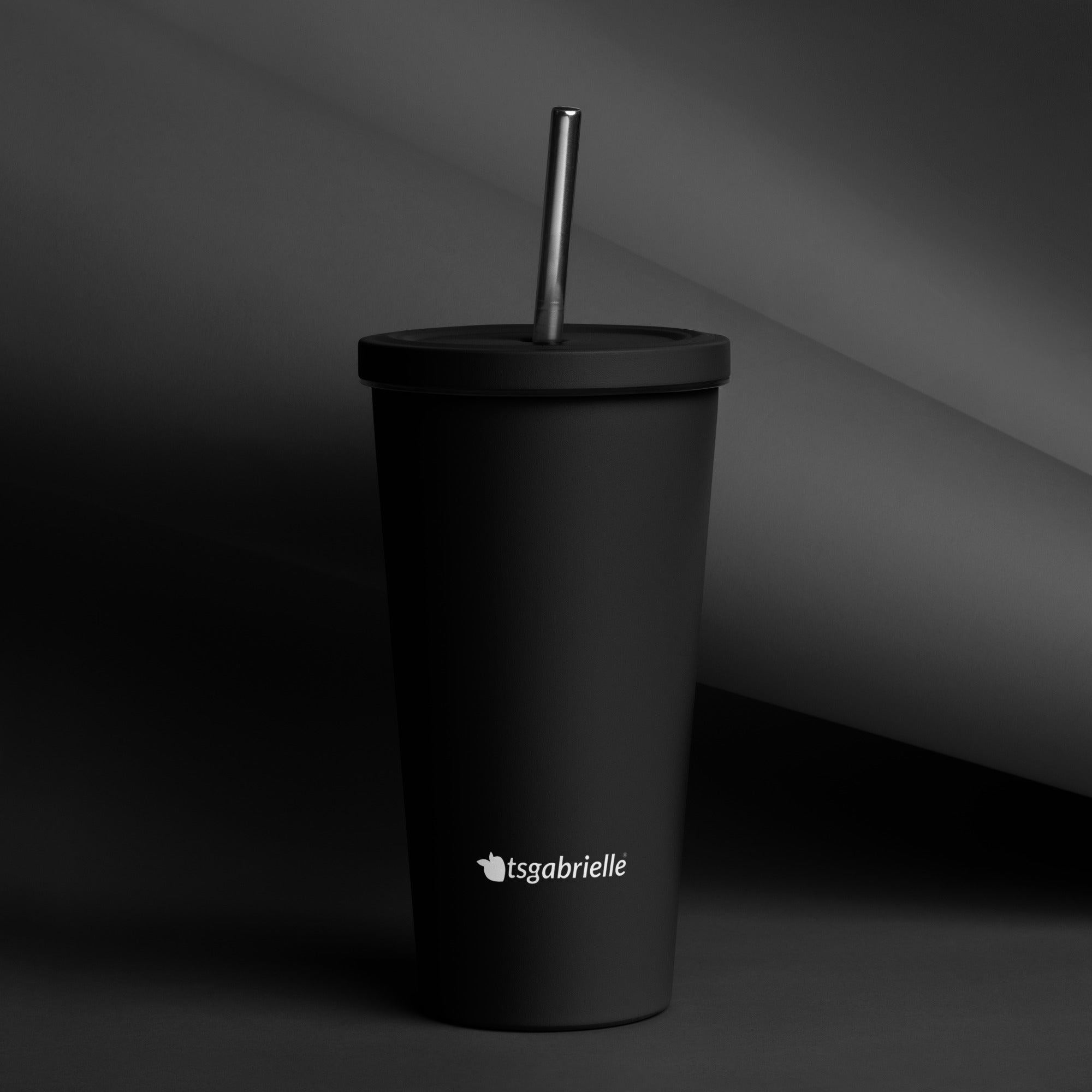 tsgabrielle® • Tumbler • Stainless Steel • Black • 20 oz