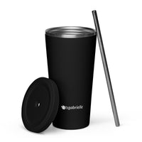 tsgabrielle® • Tumbler • Stainless Steel • Black • 20 oz