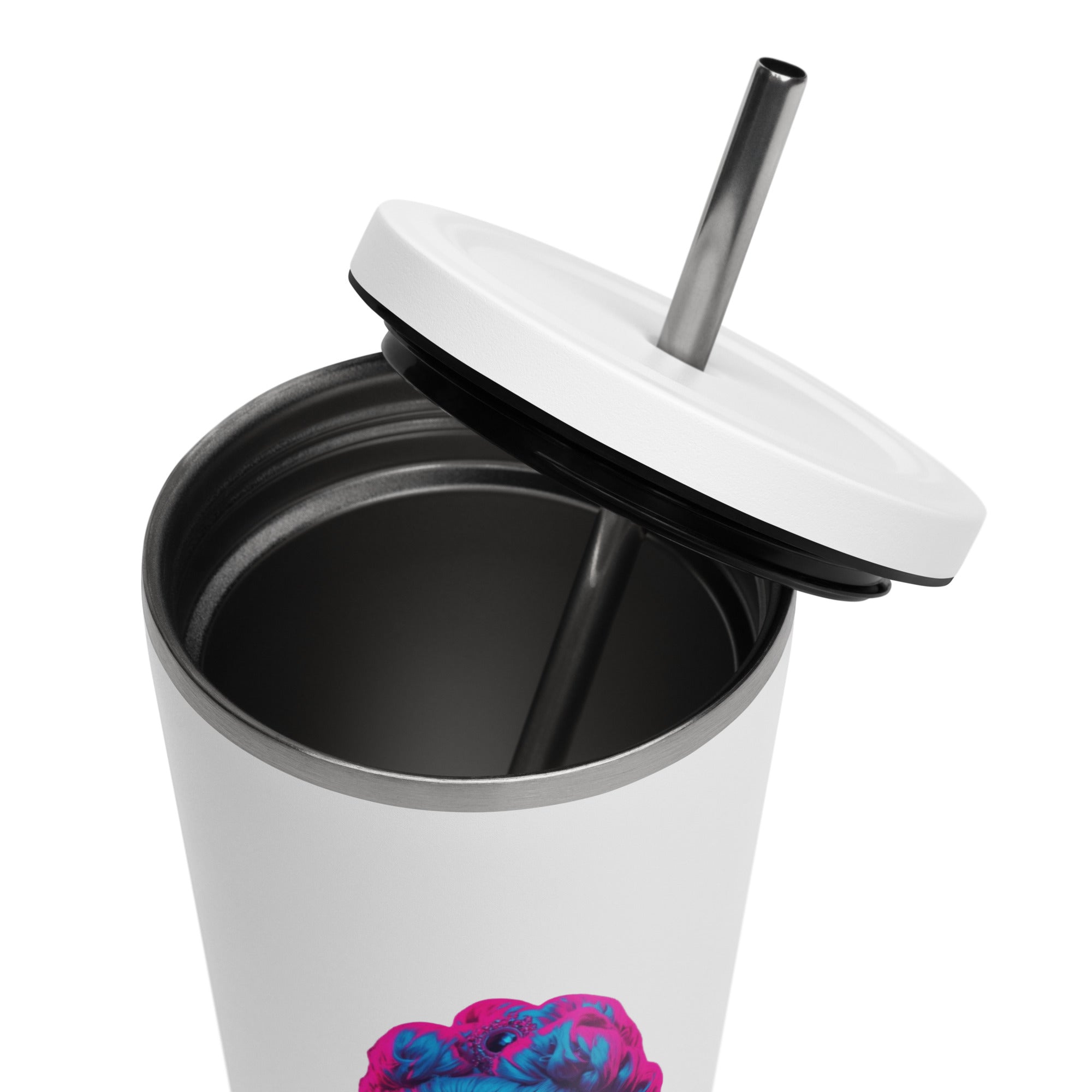 tsgabrielle® • Paris - Marie Antoinette • Tumbler • Stainless Steel • White • 20 oz