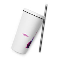 tsgabrielle® • Paris - Marie Antoinette • Tumbler • Stainless Steel • White • 20 oz