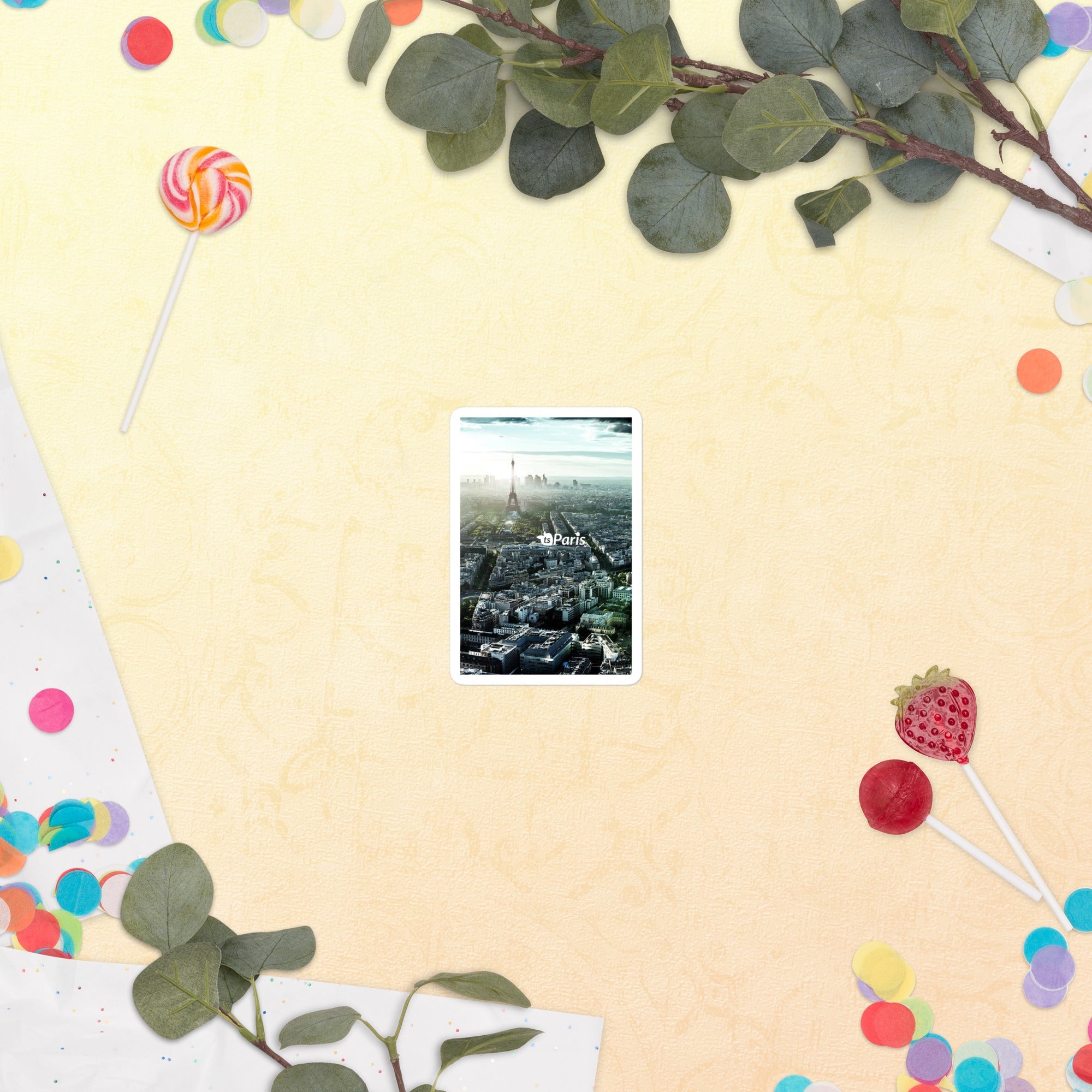 tsgabrielle® • Paris - Panoramic View • Bubble-Free Sticker • 3 Sizes