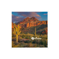 tsgabrielle® • Arizona 🌵 - Tucson Mountain Range • Sticker Bubble-Frees • 3 Sizes • 4″×4″ Vinyl Removable