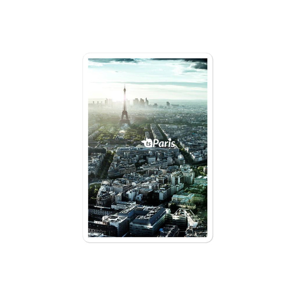 tsgabrielle® • Paris - Panoramic View • Bubble-Free Sticker • 3 Sizes