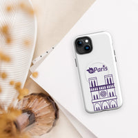 tsgabrielle® • Paris - Notre-Dame Cathedral • Tough Case Compatible with iPhone® • White • MagSafe® • Latest Models •