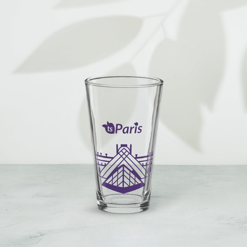 tsgabrielle® • Paris – Die Louvre-Pyramide • Shaker-Pintglas • 473 ml