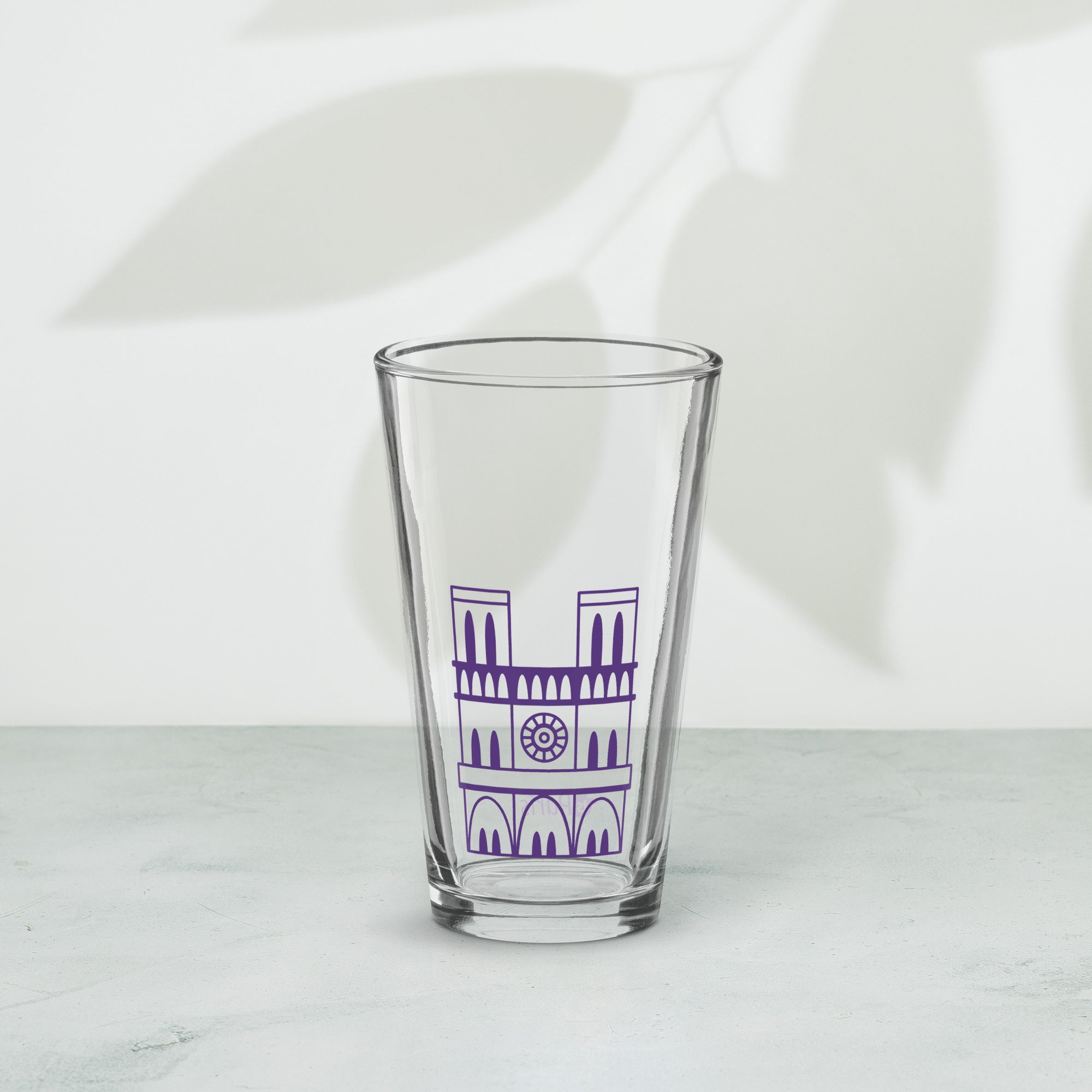 tsgabrielle® • Paris - Notre-Dame Cathedral • Shaker Pint Glass • 16 oz