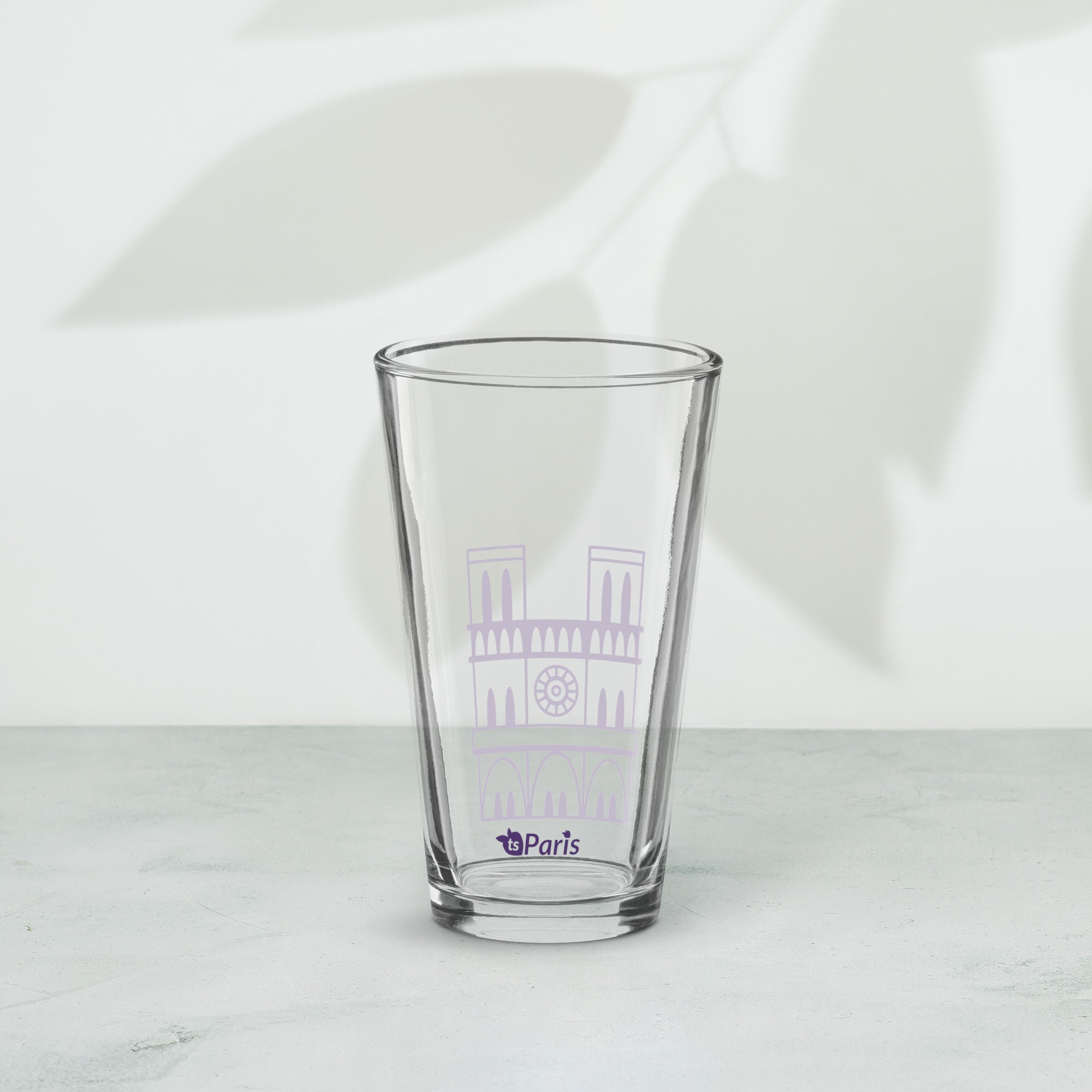 tsgabrielle® • Paris - Notre-Dame Cathedral • Shaker Pint Glass • 16 oz