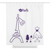 tsgabrielle® • Paris - Fashion Week • Shower Curtain