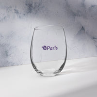 tsgabrielle® • Paris – The Louvre Pyramid • Stemless Wine Glass • 15 oz