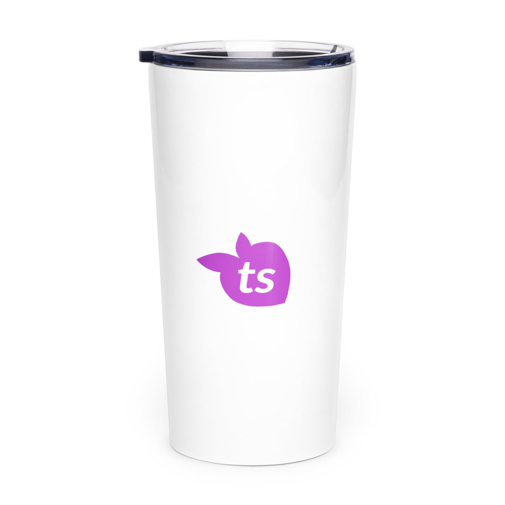 tsgabrielle® • Konischer Becher • Weiß • Edelstahl