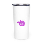 tsgabrielle® • Konischer Becher • Weiß • Edelstahl