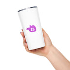 tsgabrielle® • Konischer Becher • Weiß • Edelstahl