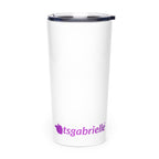 tsgabrielle® • Konischer Becher • Weiß • Edelstahl