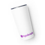tsgabrielle® • Konischer Becher • Weiß • Edelstahl