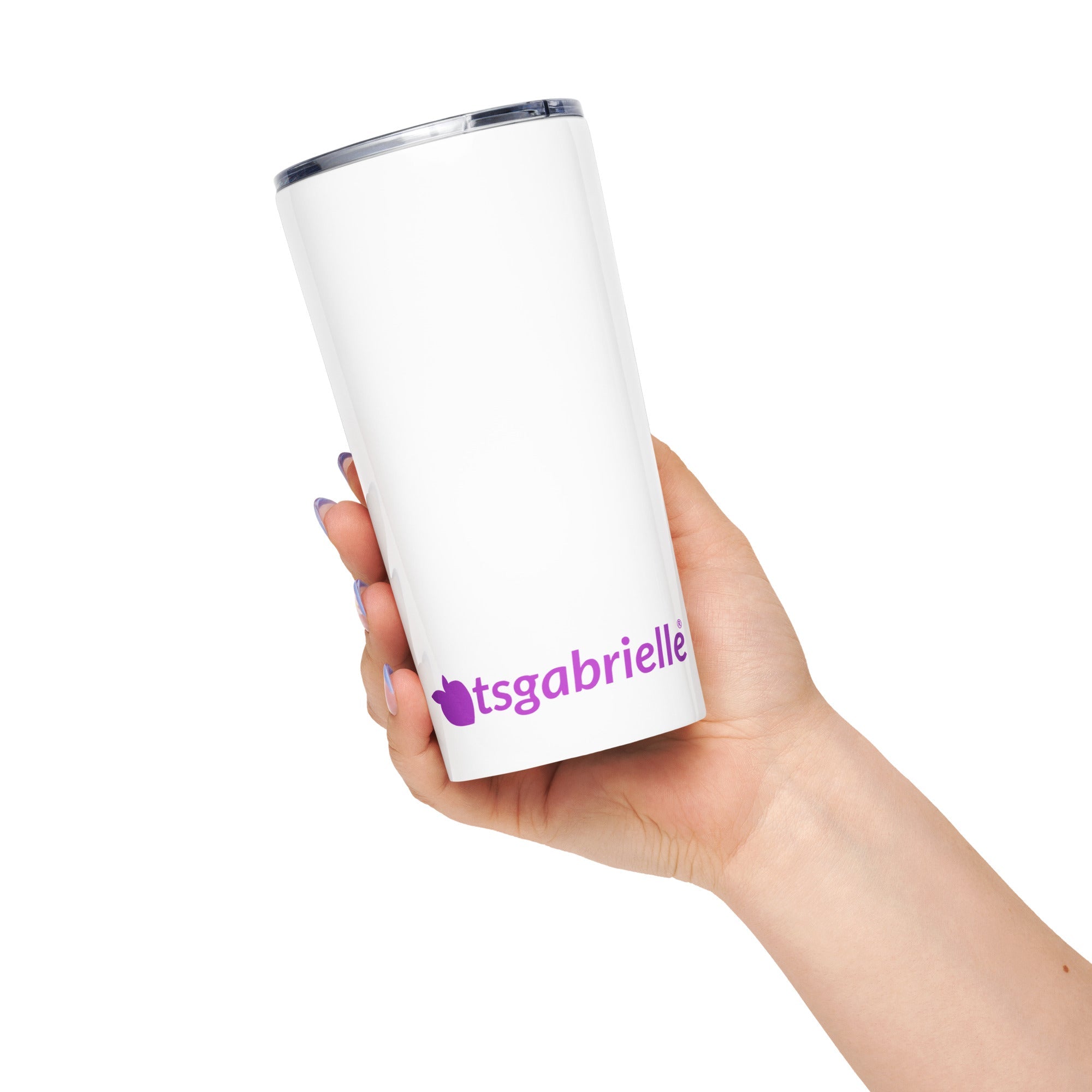 tsgabrielle® • Konischer Becher • Weiß • Edelstahl