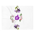 tsgabrielle® • TransFLOWer • Überwurfdecke • Weiß • 3 Größen