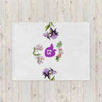 tsgabrielle® • TransFLOWer • Überwurfdecke • Weiß • 3 Größen