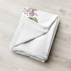 tsgabrielle® • TransFLOWer • Überwurfdecke • Weiß • 3 Größen