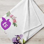 tsgabrielle® • TransFLOWer • Überwurfdecke • Weiß • 3 Größen