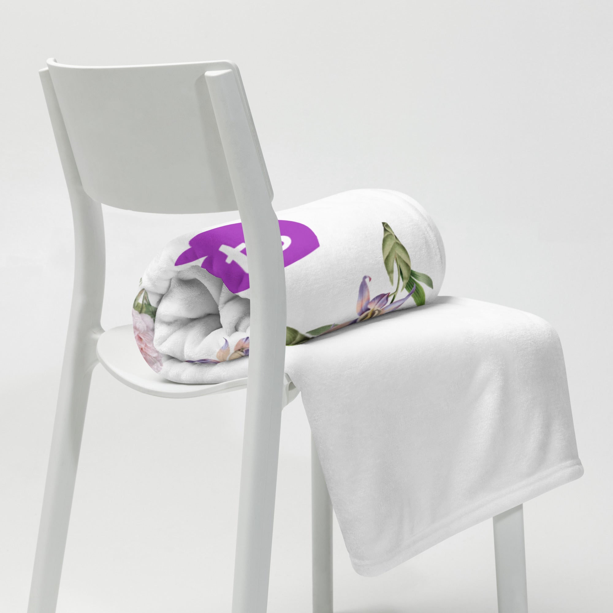 tsgabrielle® • TransFLOWer • Überwurfdecke • Weiß • 3 Größen