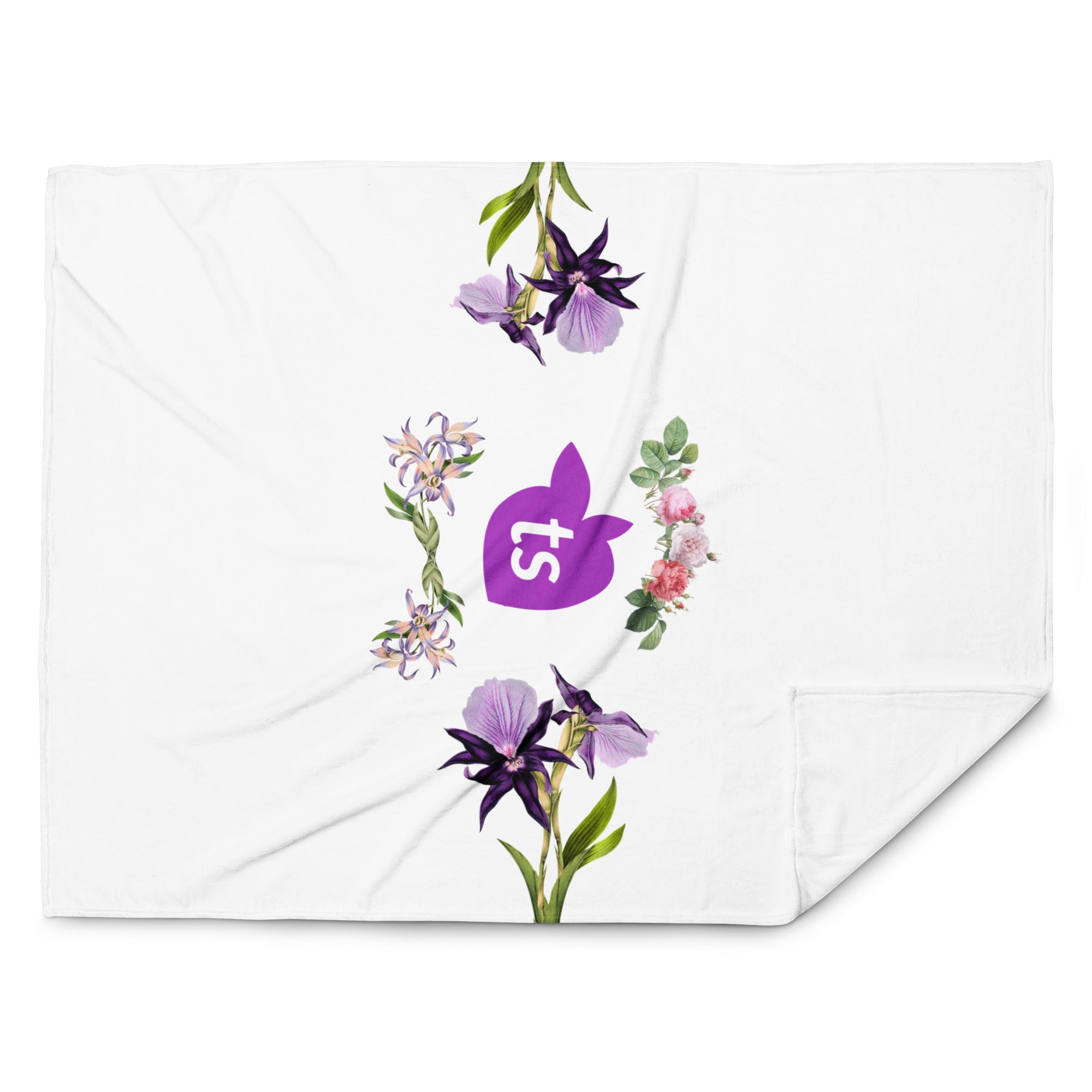tsgabrielle® • TransFLOWer • Überwurfdecke • Weiß • 3 Größen