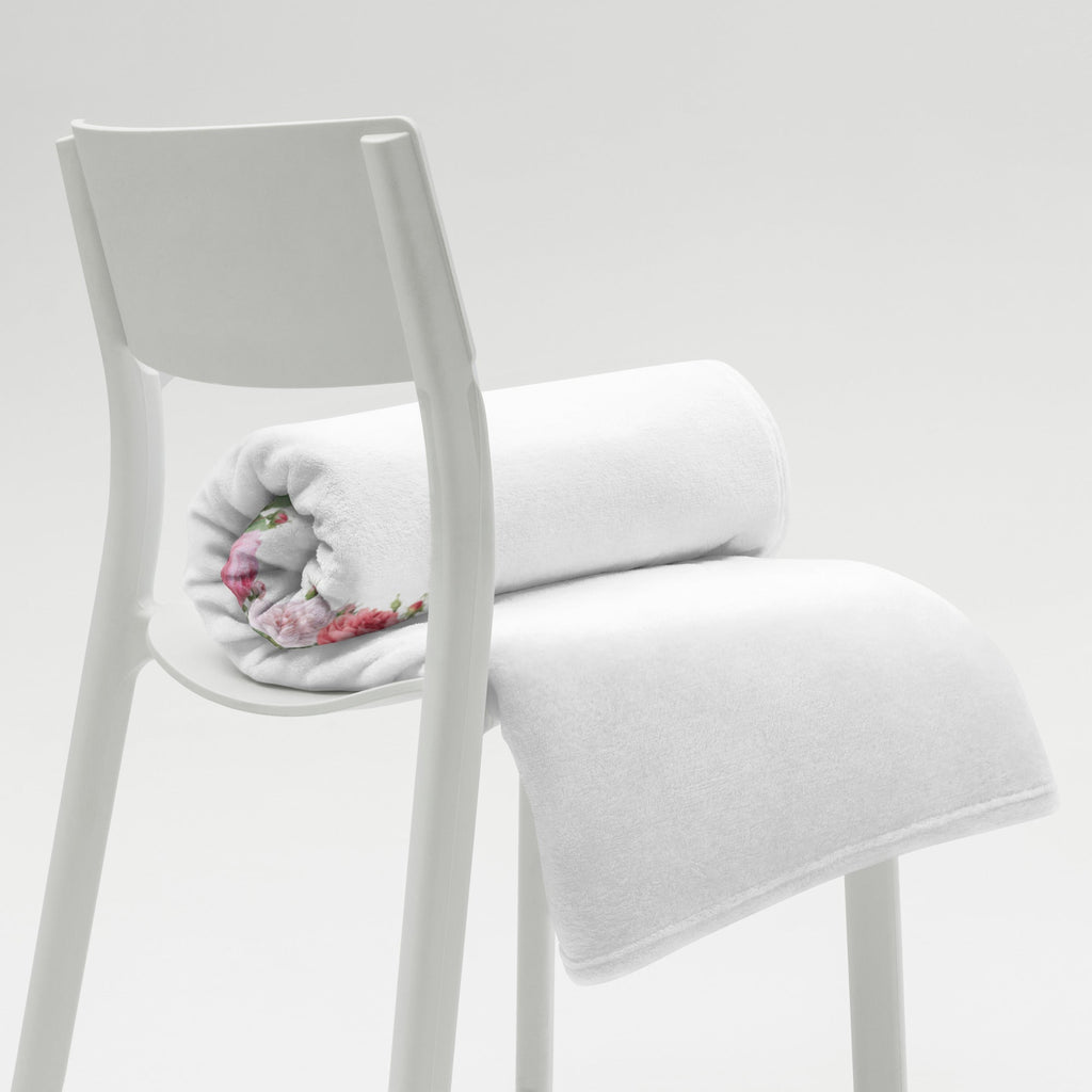 tsgabrielle® • TransFLOWer • Überwurfdecke • Weiß • 3 Größen