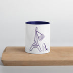 tsgabrielle® • Paris - La Tour Eiffel • Tasse mit farbiger Innenseite • Keramik • 325 ml