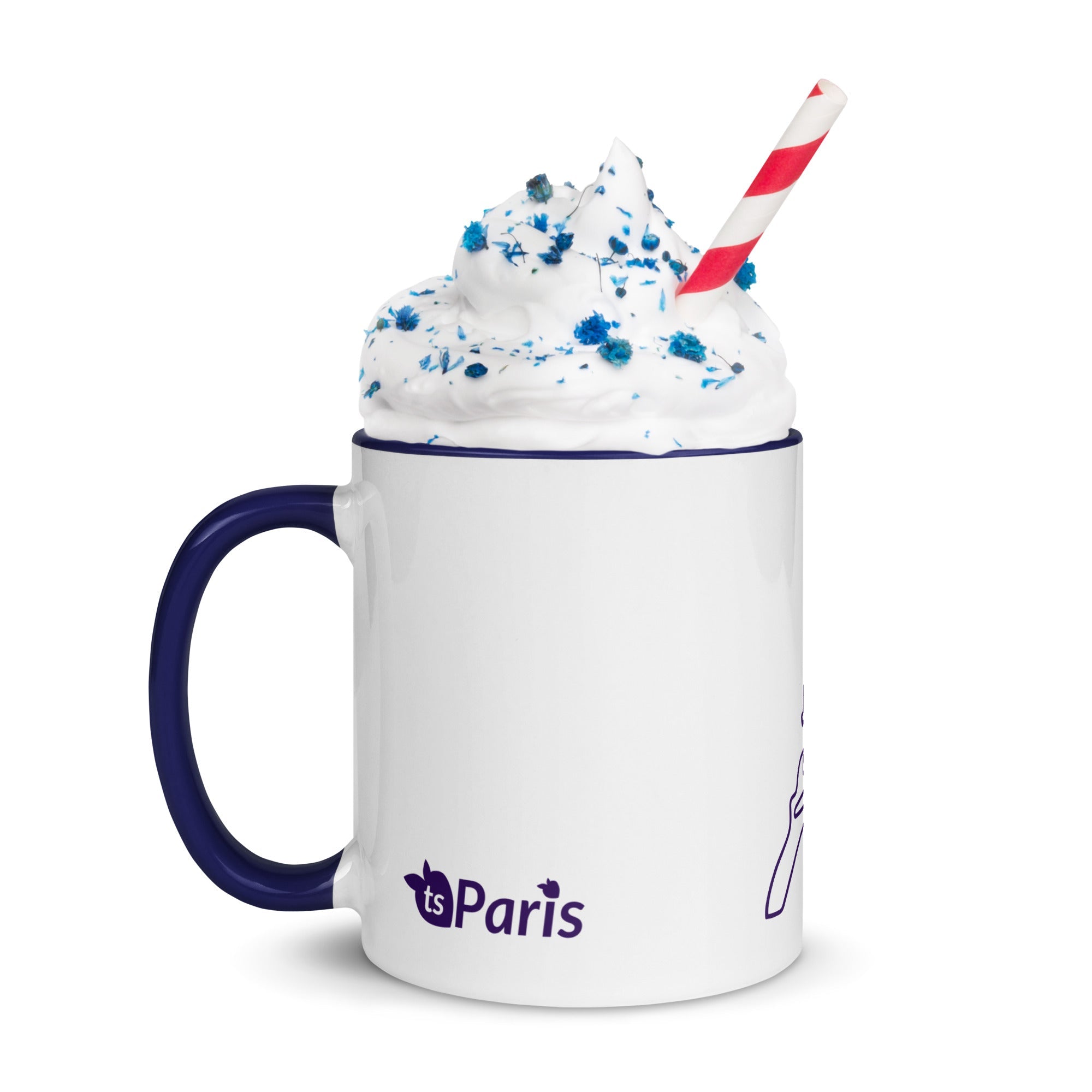 tsgabrielle® • Paris - La Tour Eiffel • Tasse mit farbiger Innenseite • Keramik • 325 ml