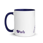 tsgabrielle® • Paris - La Tour Eiffel • Tasse mit farbiger Innenseite • Keramik • 325 ml