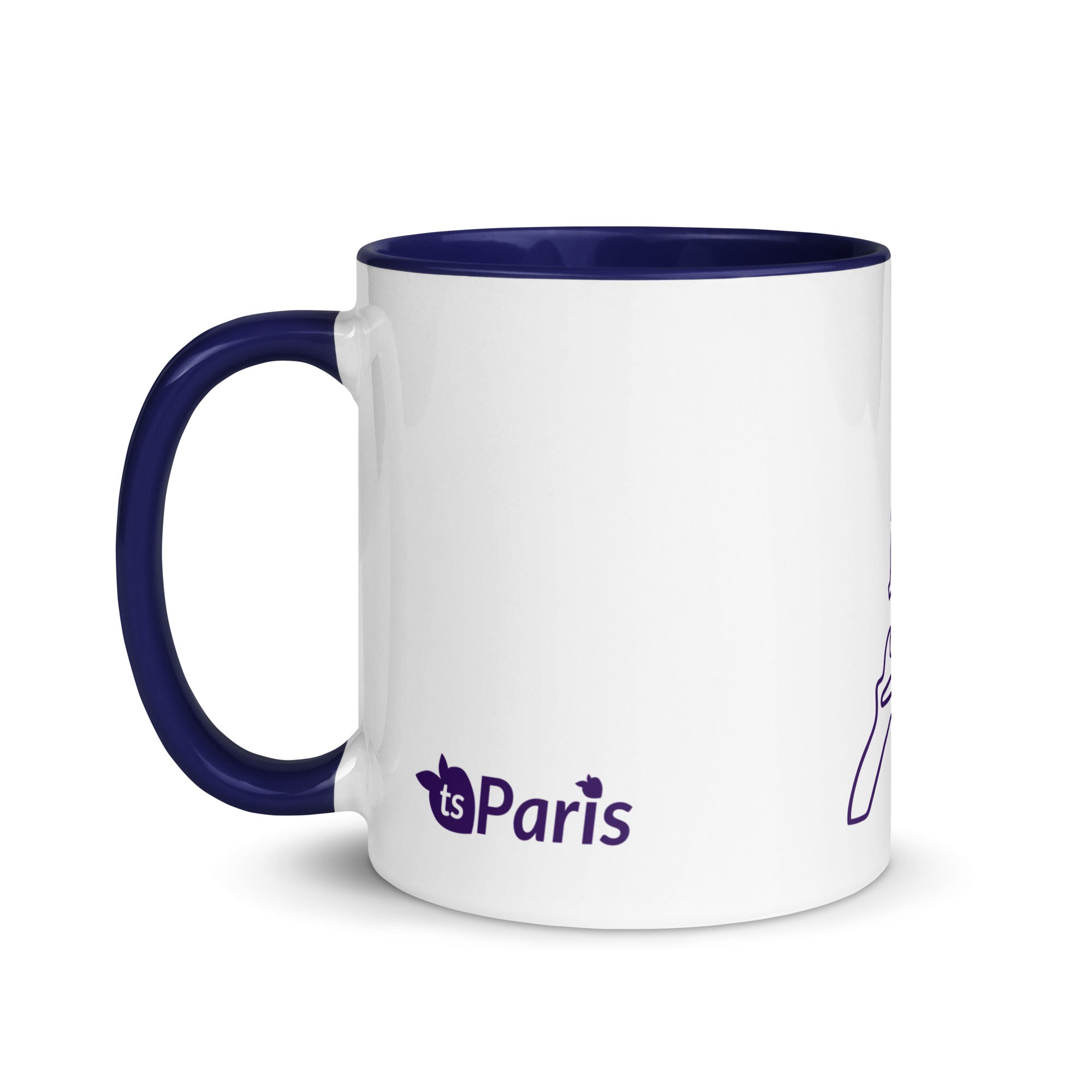 tsgabrielle® • Paris - La Tour Eiffel • Tasse mit farbiger Innenseite • Keramik • 325 ml