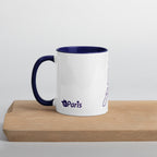 tsgabrielle® • Paris - La Tour Eiffel • Tasse mit farbiger Innenseite • Keramik • 325 ml