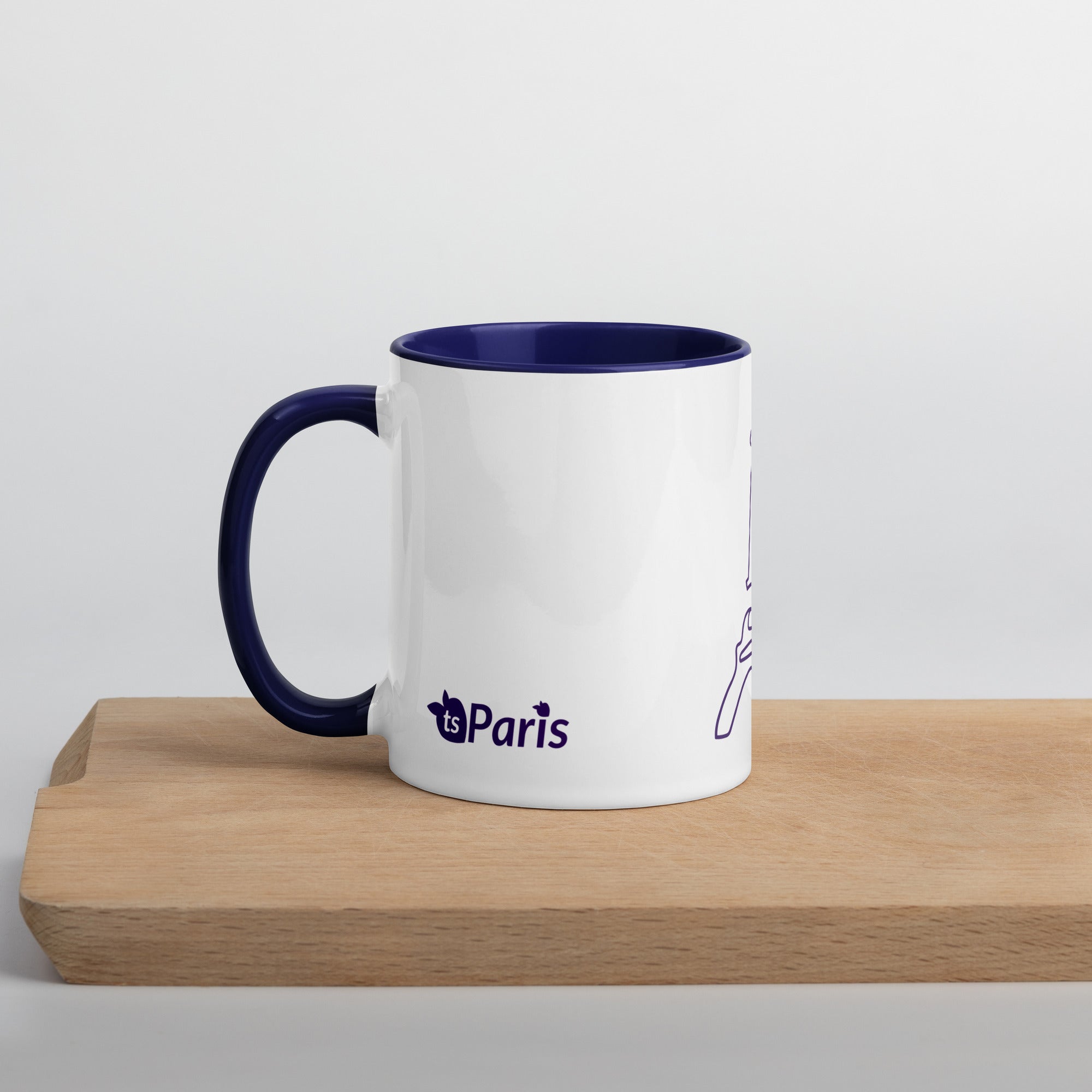 tsgabrielle® • Paris - La Tour Eiffel • Tasse mit farbiger Innenseite • Keramik • 325 ml