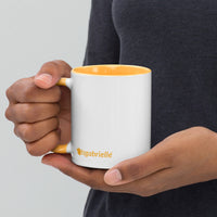 tsgabrielle® • Mug with Color Golden Yellow Inside • 11 oz