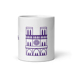 tsgabrielle® • Paris – Kathedrale Notre-Dame • Glänzende Tasse • ​​Weiß • Keramik • 3 Größen